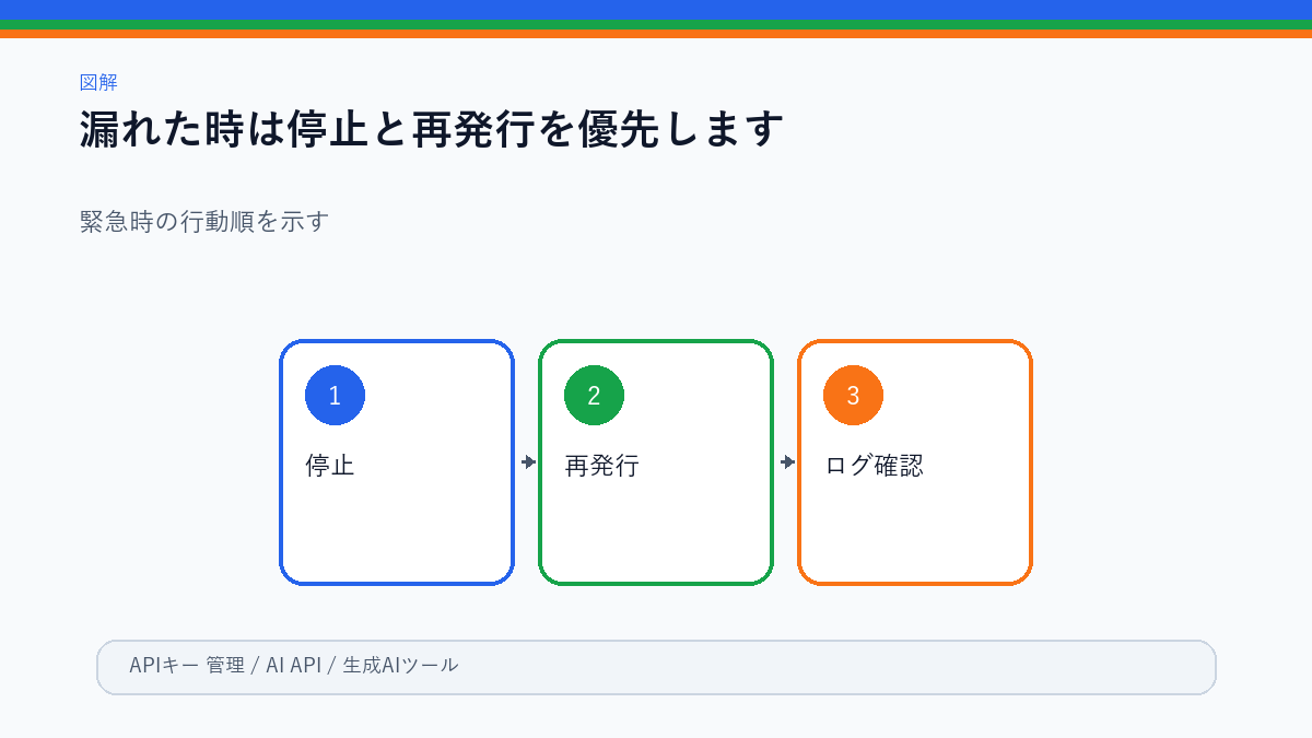APIキー漏洩時の初動フロー